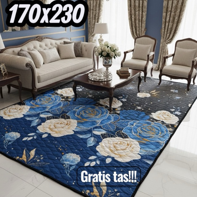 karpet quilting jumbo premium motif BUNGA