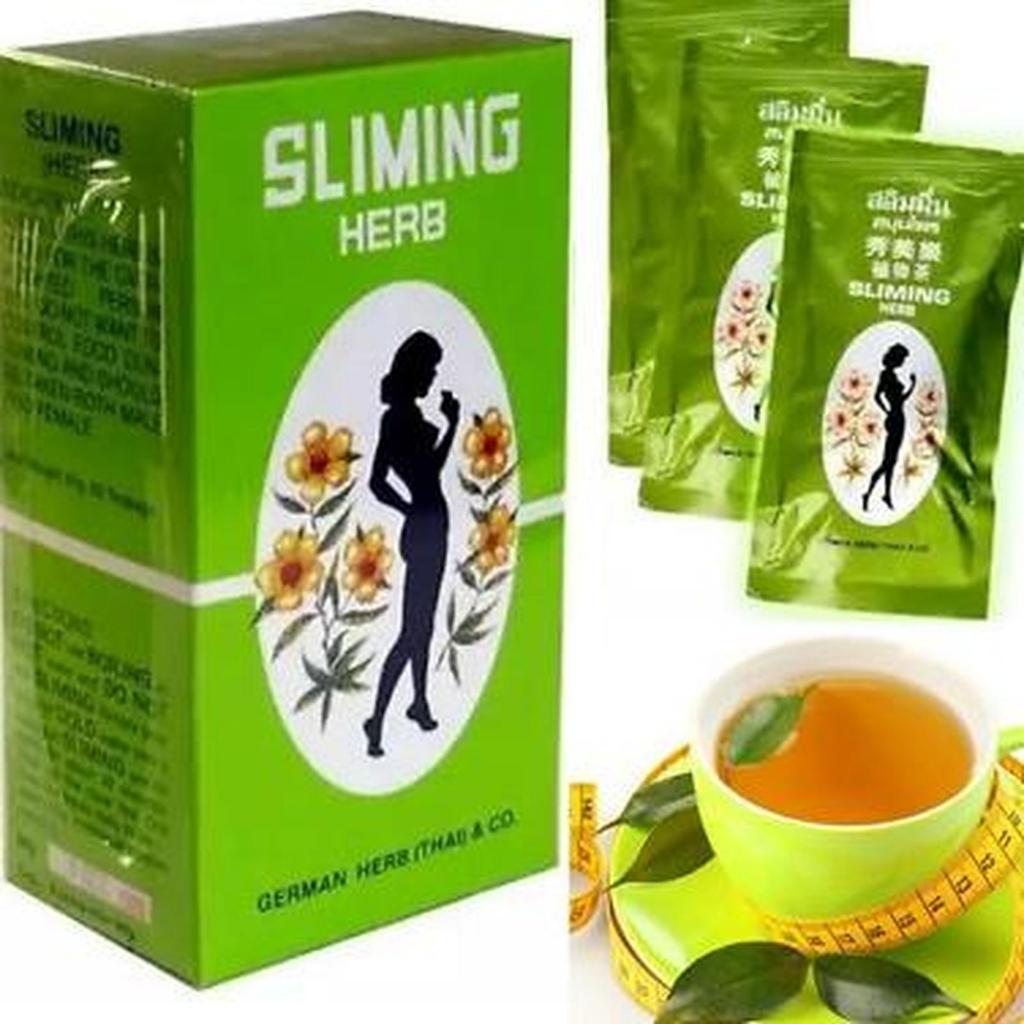 slimming herb tea sliming herb tea teh pelangsing thailand original import 50 sachet sliming herb te