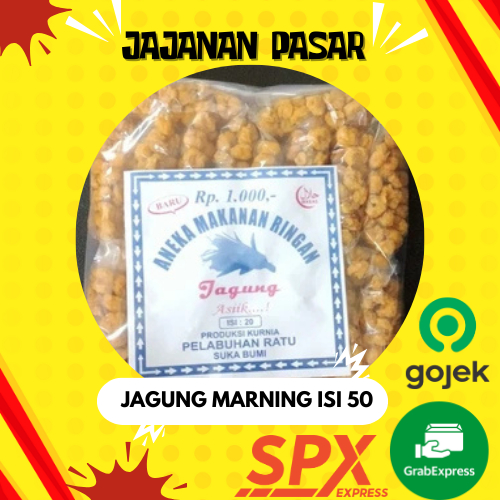 snack jagung marning gurih isi 50 / jajanan pasar / snack jadul murah tradisional