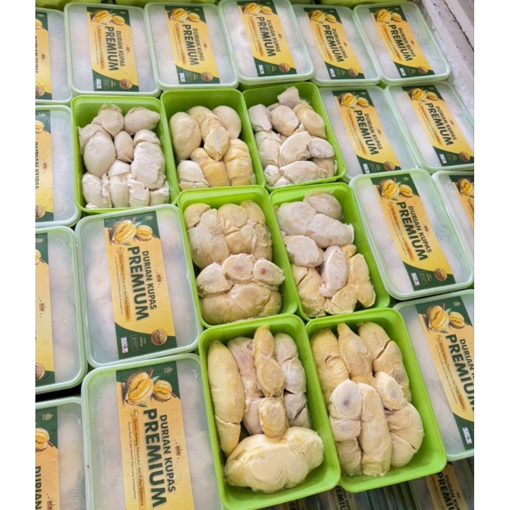 Durian kupas Premium Green box