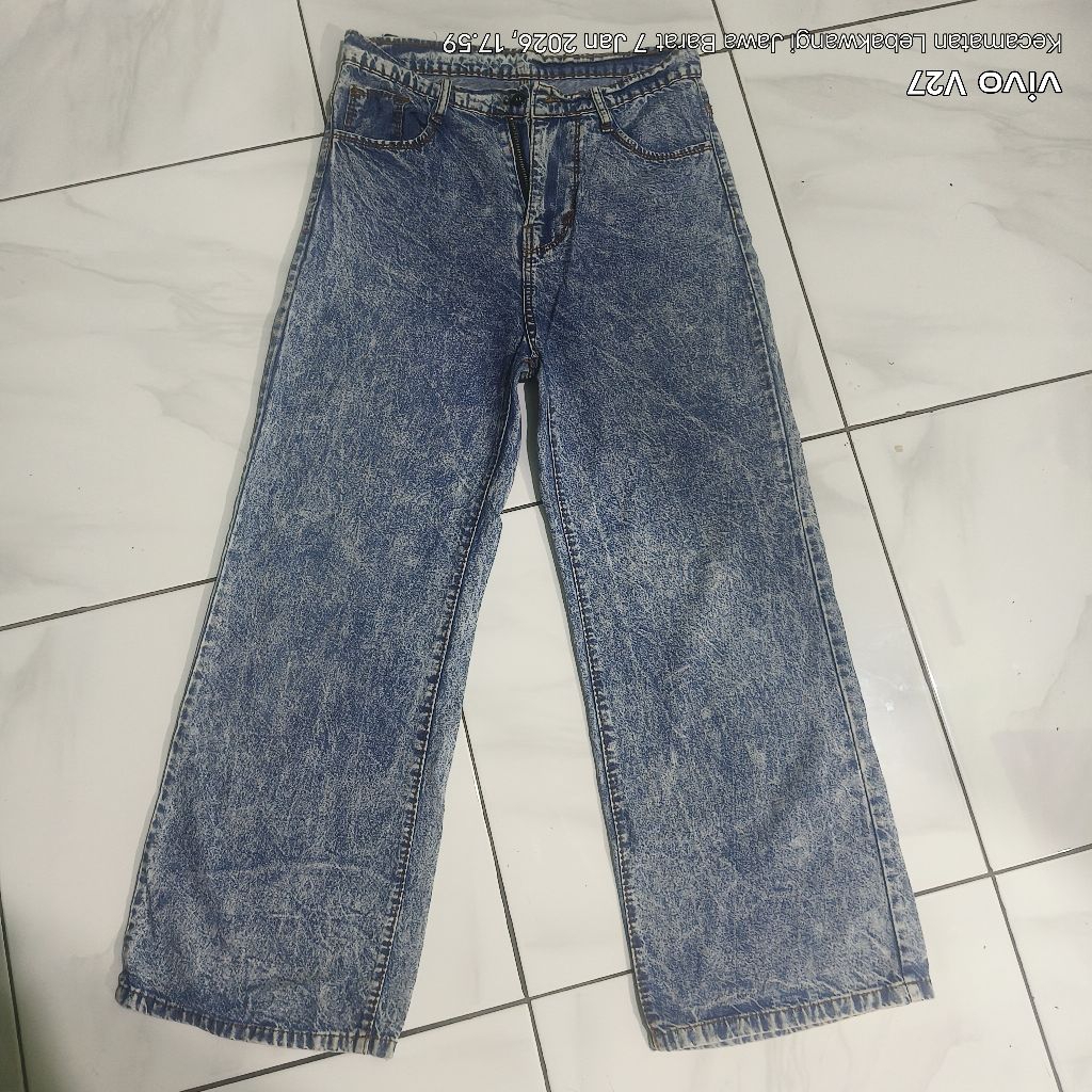 Celana kulot jeans preloved