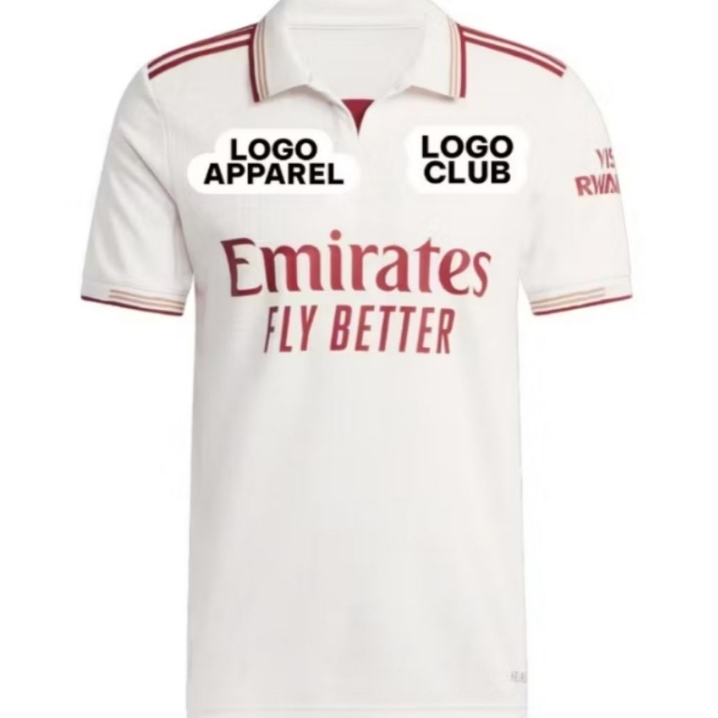 JERSEY BOLA (ARSENAL) bnwt