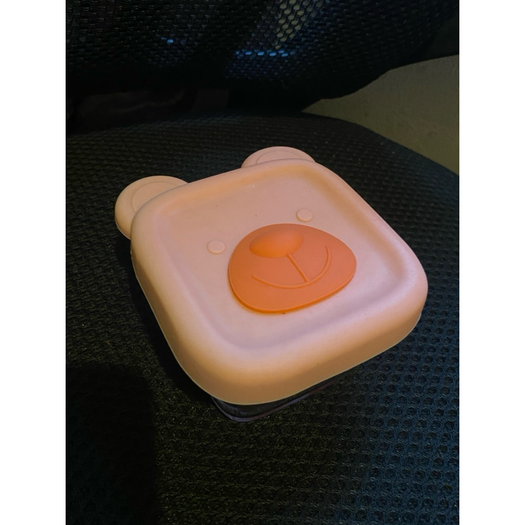 food container mpasi kaca 140ml preloved