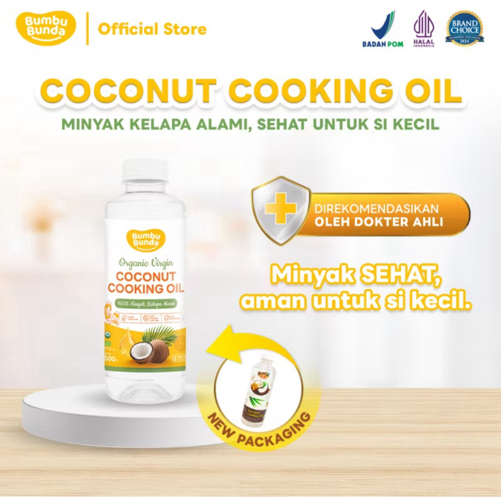 Bumbu Bunda Elia Coconut Cooking Oil / Minyak MPASI / BB Booster MPASI / CCO / VCO / Lemak MPASI / M