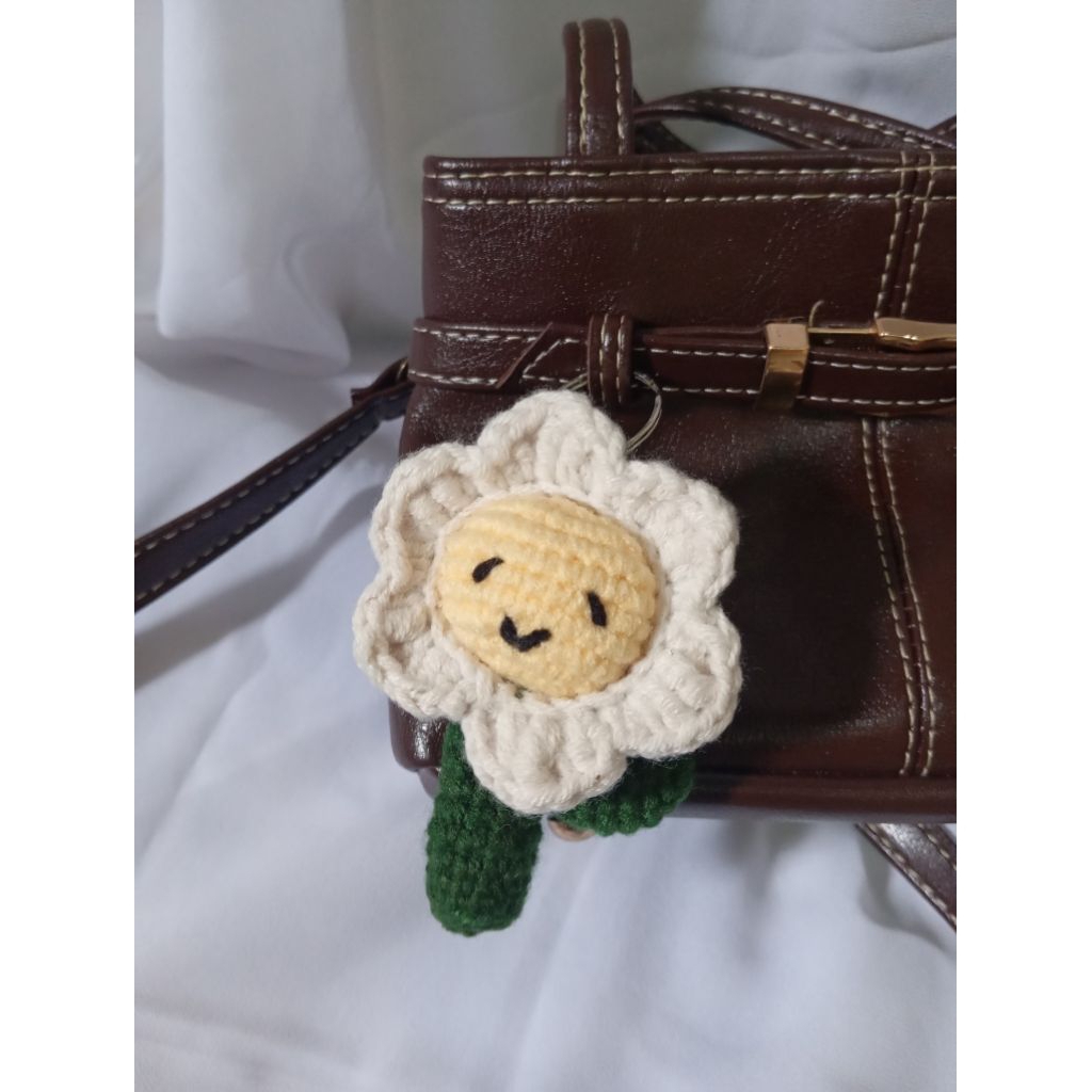 Amigurumi Character Daisy Flower|Keychain Crochet