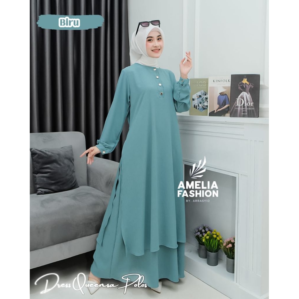 GAMIS QUEENZA POLOS ORIGINAL BY AMELIA // GAMIS BEST SELLER