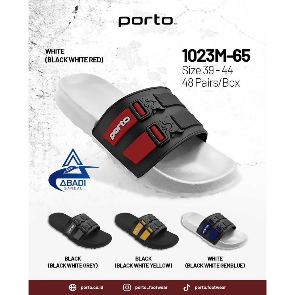 sandal slop PORTO PORTO 1023 M -65 (39-44) @6psg