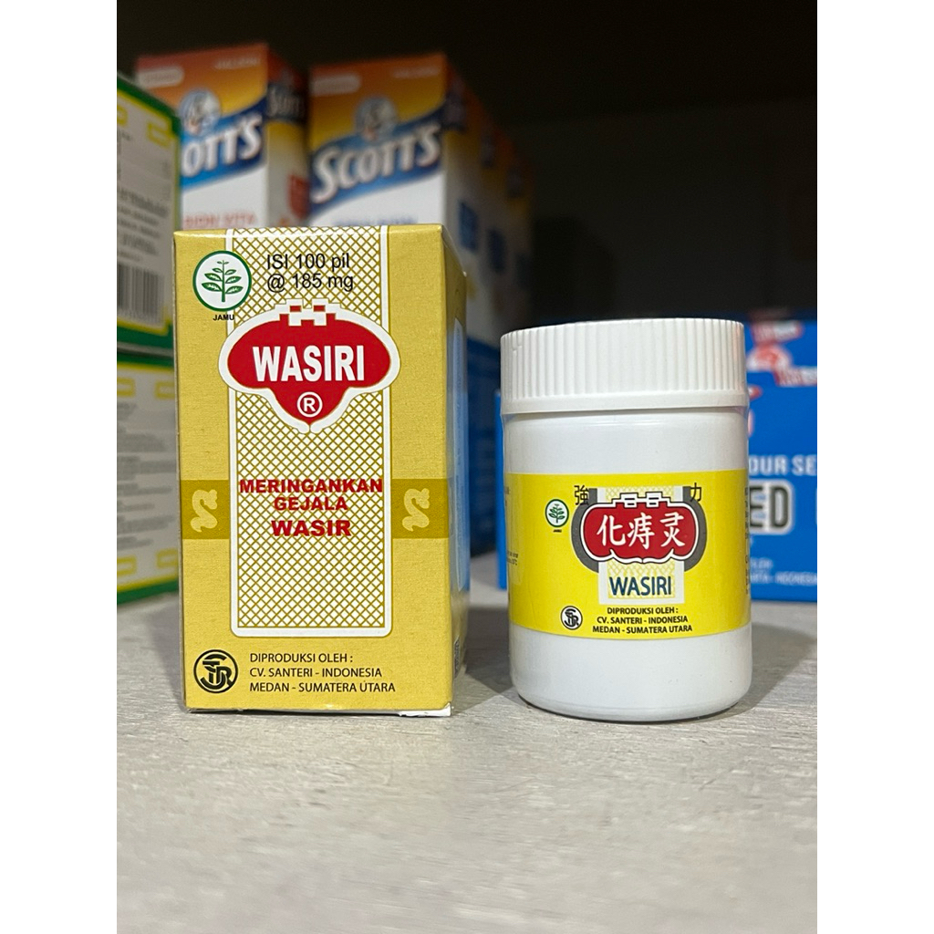 Wasiri 100 Pil - Obat Herbal Ambeien & Wasir Berdarah Benjolan Anus BPOM Original