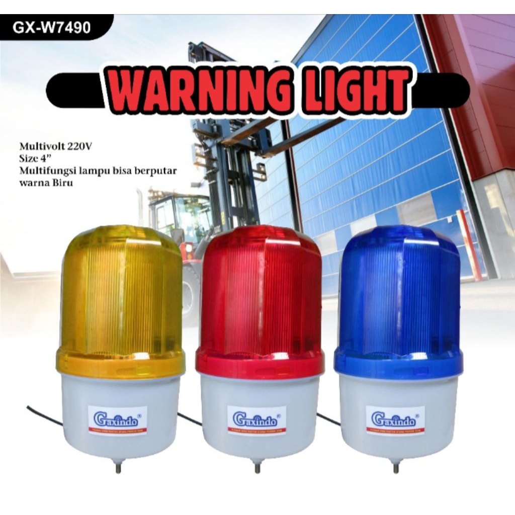 GAXINDO LAMPU ROTARI WARNING LIGHT