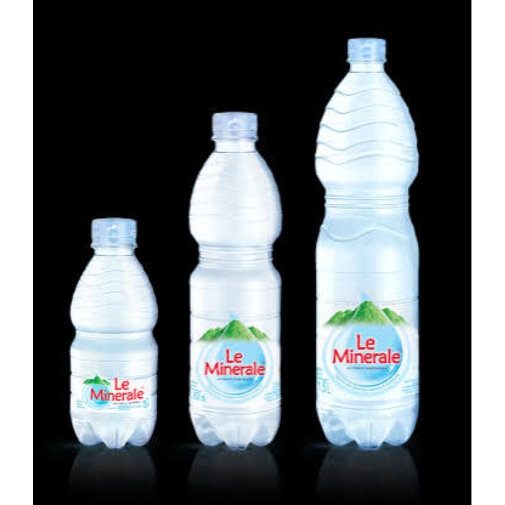botol le mineral kosong 600ml, 1500ml