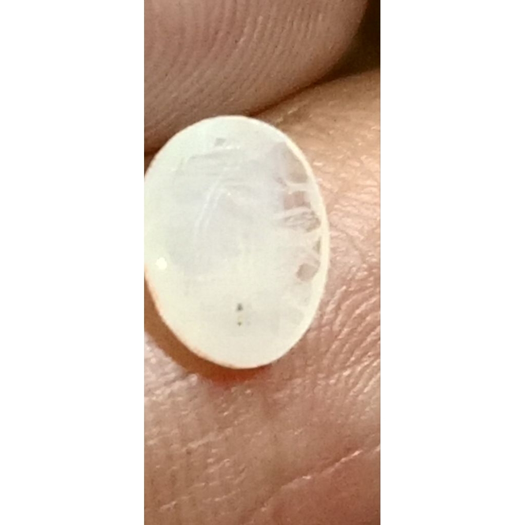 natural white sapphire ( corundum)  +  memo AGLI