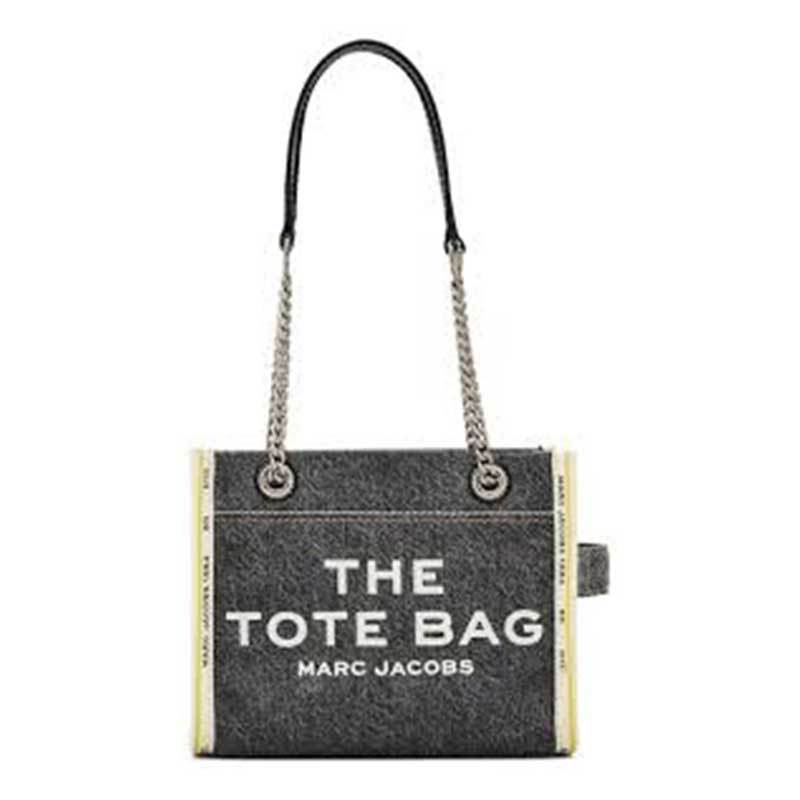 MJ - The Denim Chain Small Tote Bag