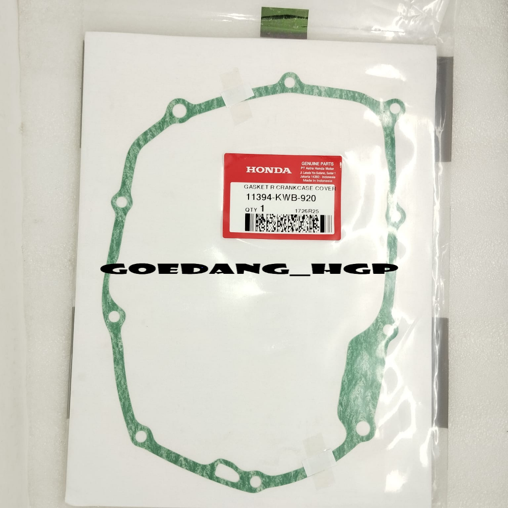 Gasket R Crankcase Cover BLADE Karbu ORI AHM 11394KWB920