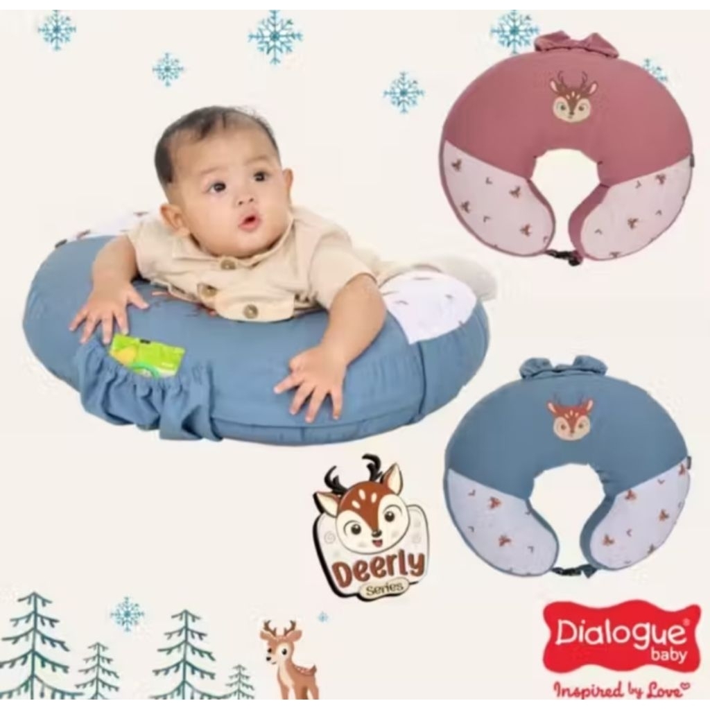 Dialogue Baby Bantal Menyusui 4in1 Deerly Series - Nursing Pillow