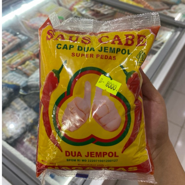 SAUS CABE CAP DUA JEMPOL 620GR