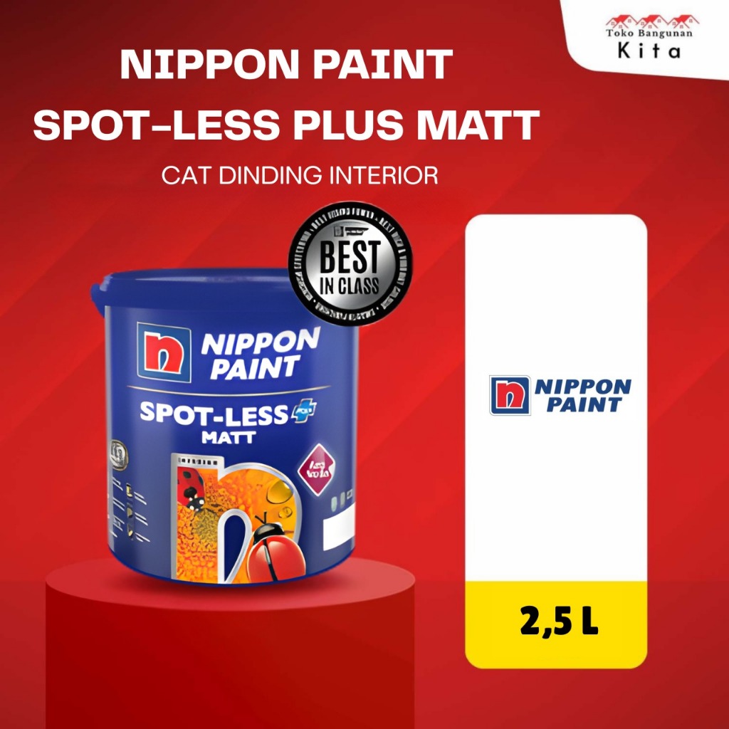 Nippon Paint Spotless Plus Matt 2.5L
