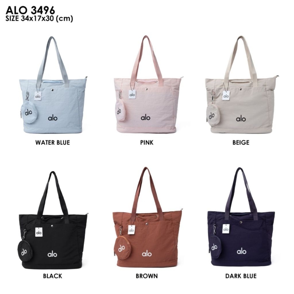 ALO Bag 3496 With Pouch Tas Tote Wanita Alo Tas Kwalitas Import
