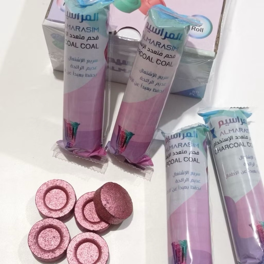 Arang Magic Rainbow Almarasim 1box /Untuk bakar dupa/bukhur