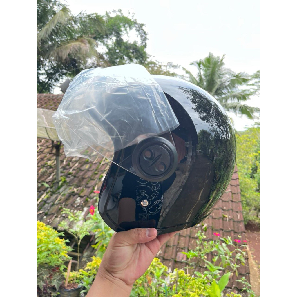 [COD] HELM SCOOPY HITAM 100% ORIGINAL HONDA