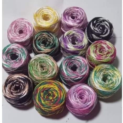 Benang Rajut Nilon Gradasi varian TERLARIS dan termurah D27