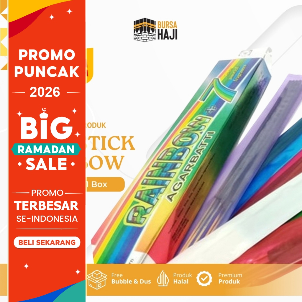 Dupa Wangi Dupa Arab Dupa Stik Aneka Aroma Rainbow Dengan 7 Macam Varian Wangi Khas Arab