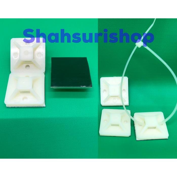TIE MOUNT 20X20 25X25 30X30 mm MERK MASKO PEREKAT KABEL TIES PER PCS / SATUAN