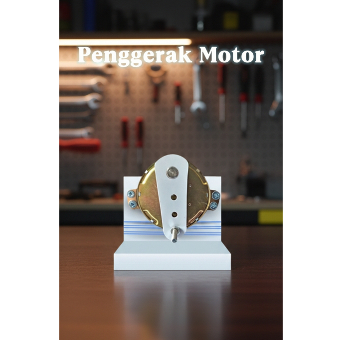 Motor Dinamo Pemutar Rak Geser penetas telur rak geser