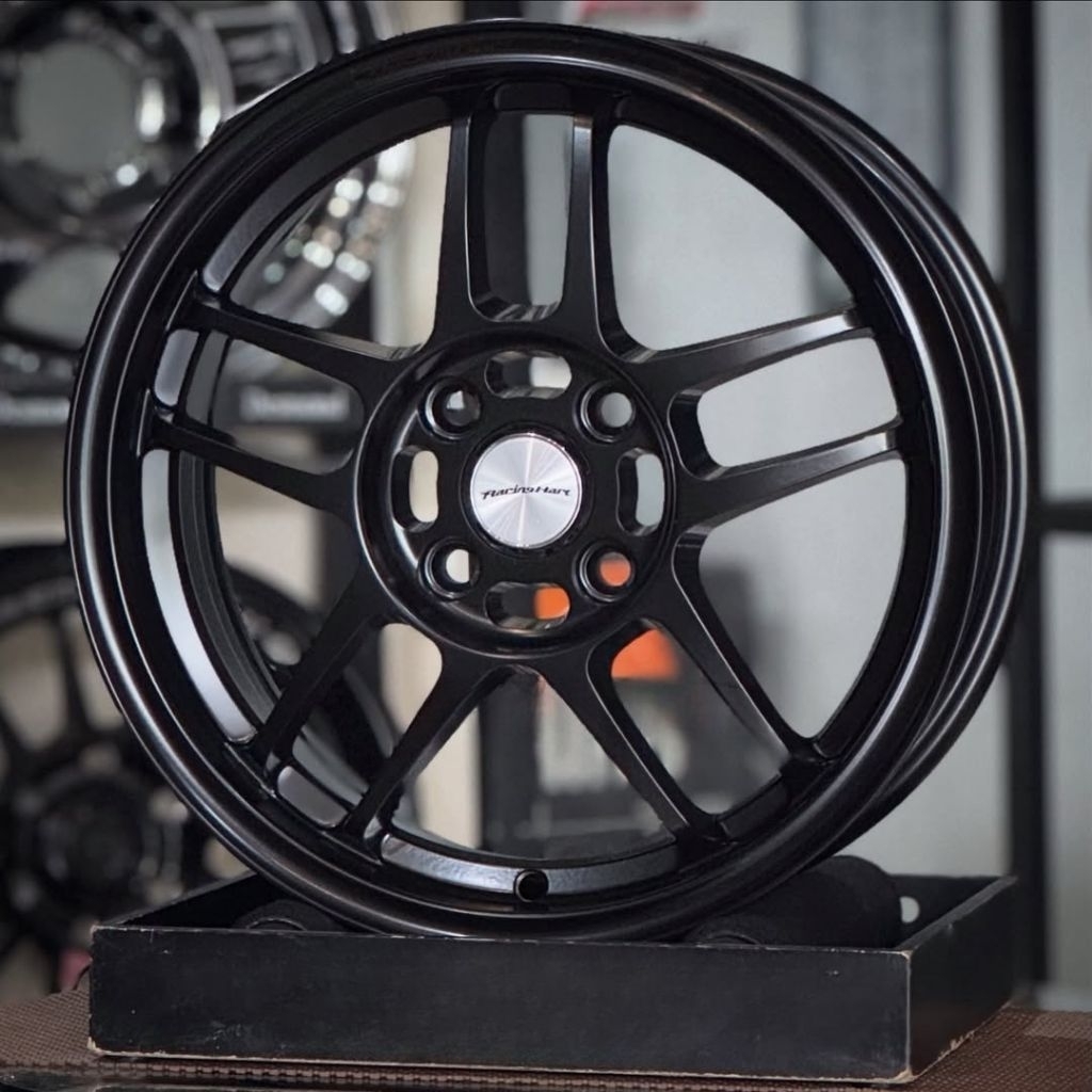 velg mobil ring 15 pcd 4x100 RACING HART CP035 FLOW FORMING R15 velg racing brio mobilio vios city f