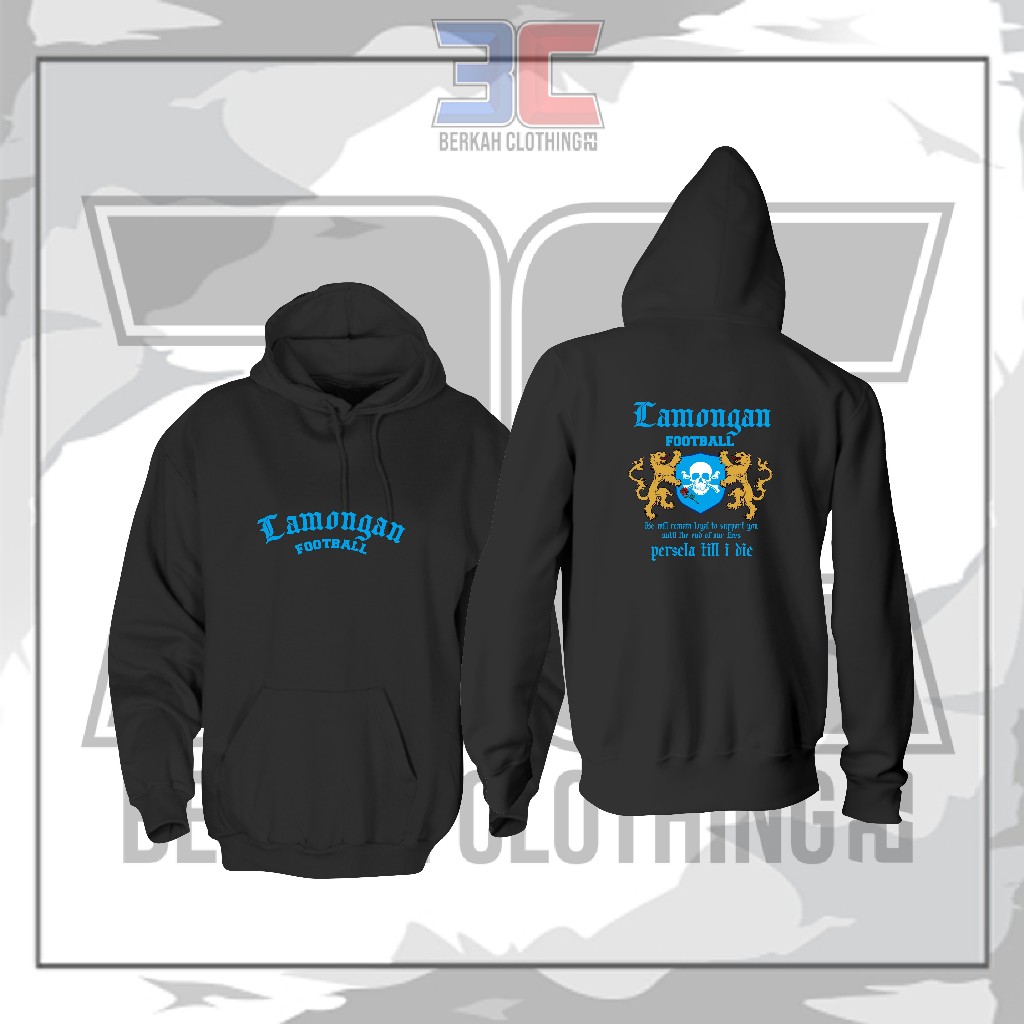 Hoodie Jaket Supporter PERSELA Lamongan Till I Die  // Sweeter supporter Persela Lamongan