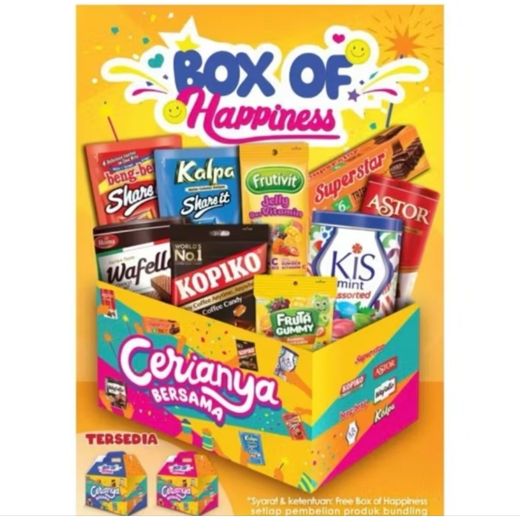 BOX OF HAPPYNES - Hampers Box Mayora/Box Mayora/Hampers Box
