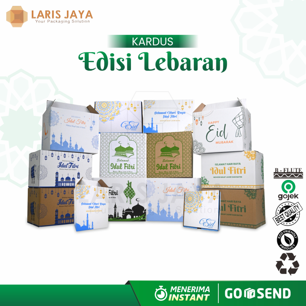 Box Parcel Kardus/Parcel/Parcell/Lebaran/Idul Fitri/Fitri/Eid Mubarak/Ied/Eid/Mubarak/box Paket/box