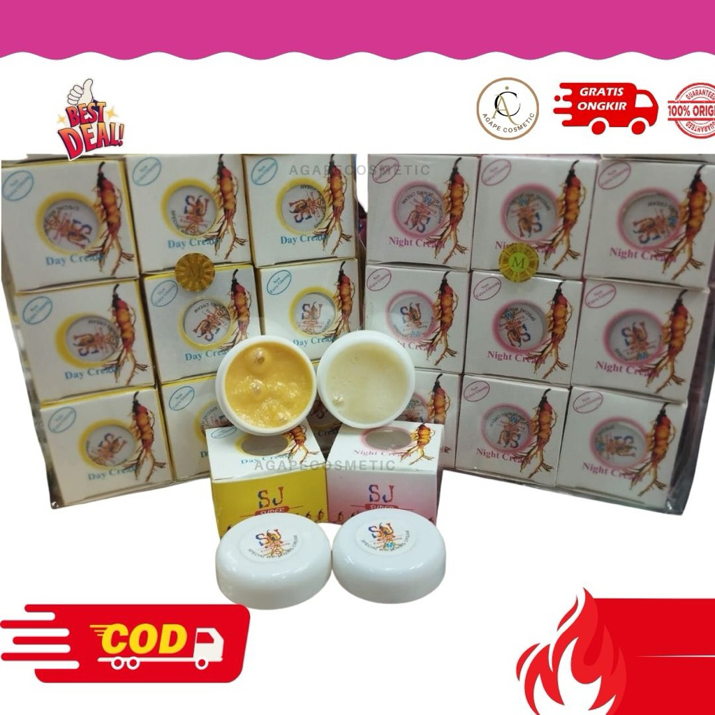 (Per pc/Ecer) cr sj gingseng ginseng s/m siang malam (1) krim (BEST SELLER TERLARIS)