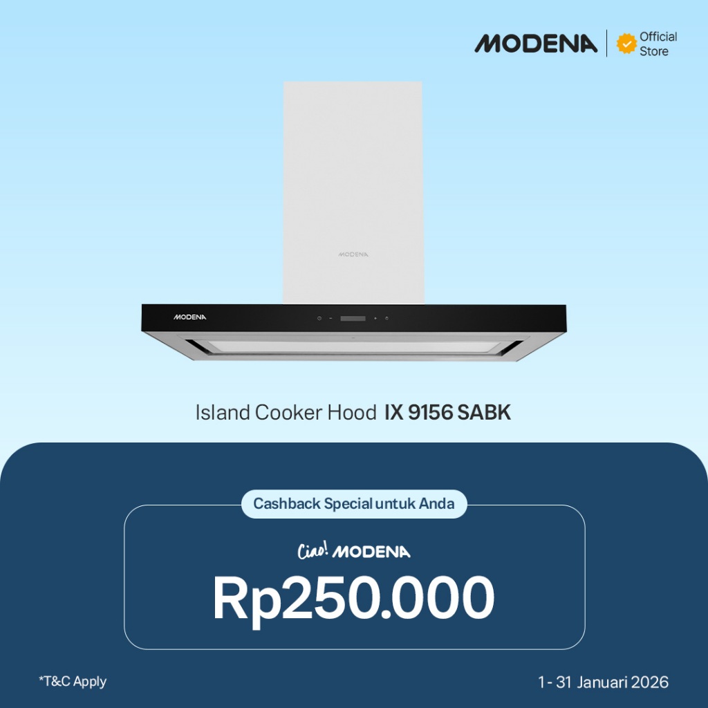 MODENA ISLAND COOKER HOOD - IX 9156 SABK