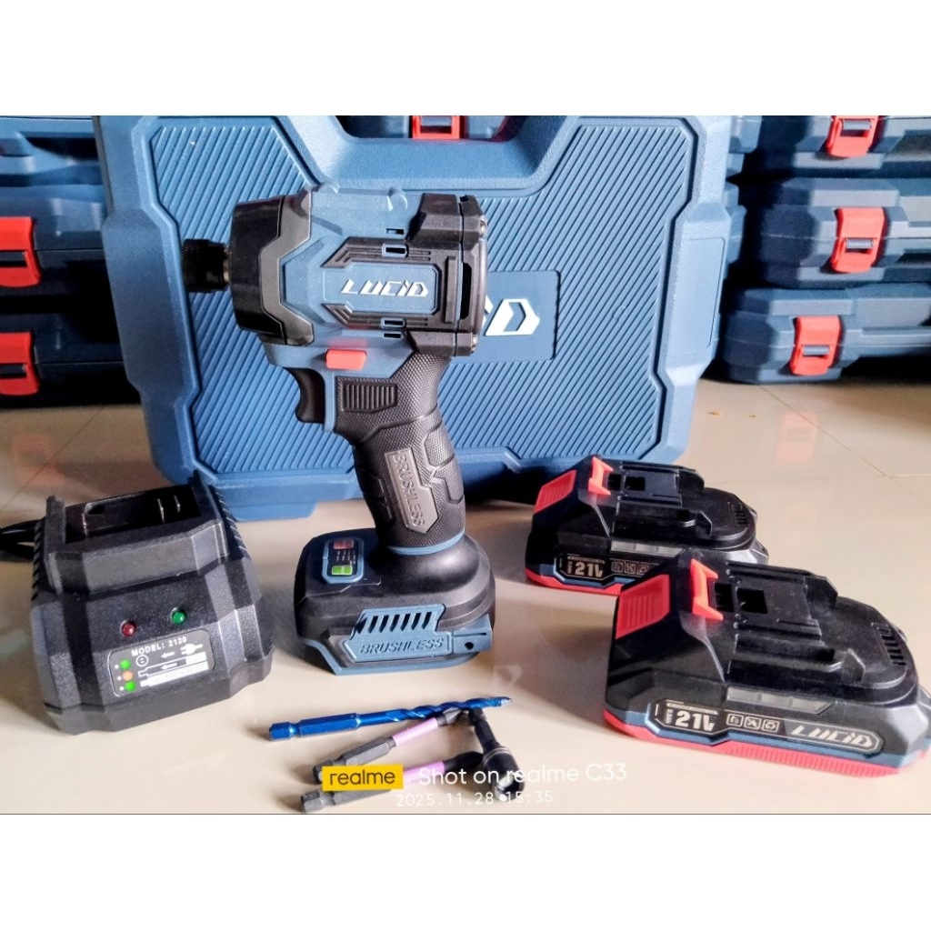 IMPACT DRIVER LUCID LD-60 FULLSET 2 BATRE 2.0AH CELL DMEG