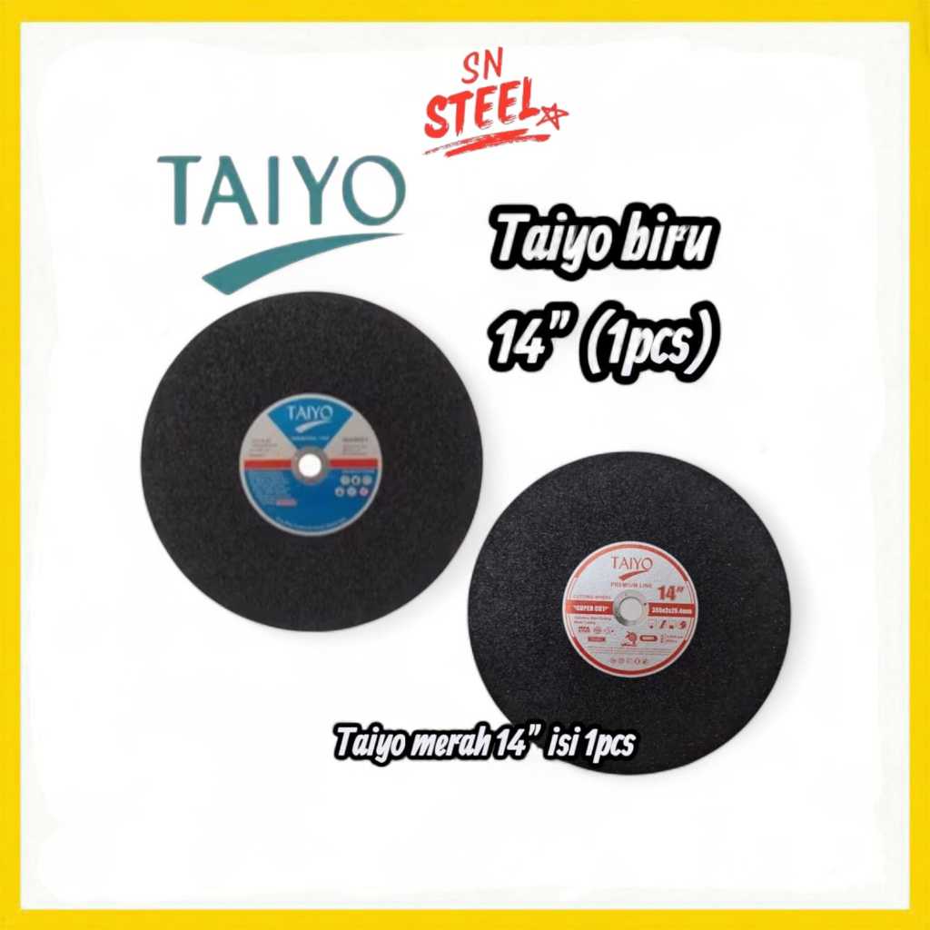 TAIYO Batugerinda Cutting Wheel 14"x3 TAIYO /Mata Gerinda Cutting Wheel 14 inch
