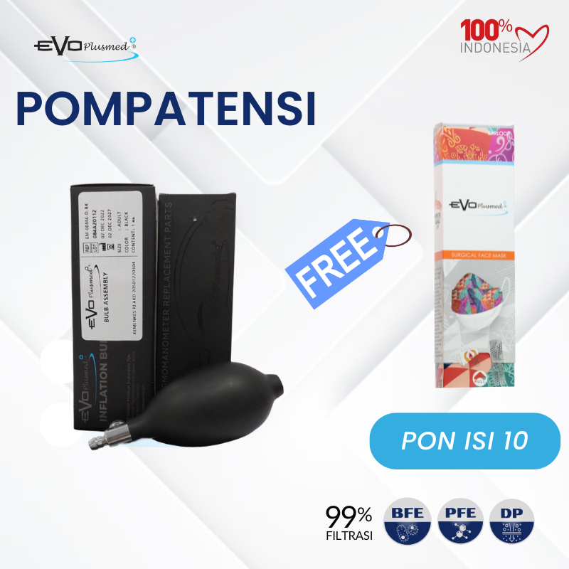 Evo Plusmed Balon tensi/Pompa tensi/Bulb tensi