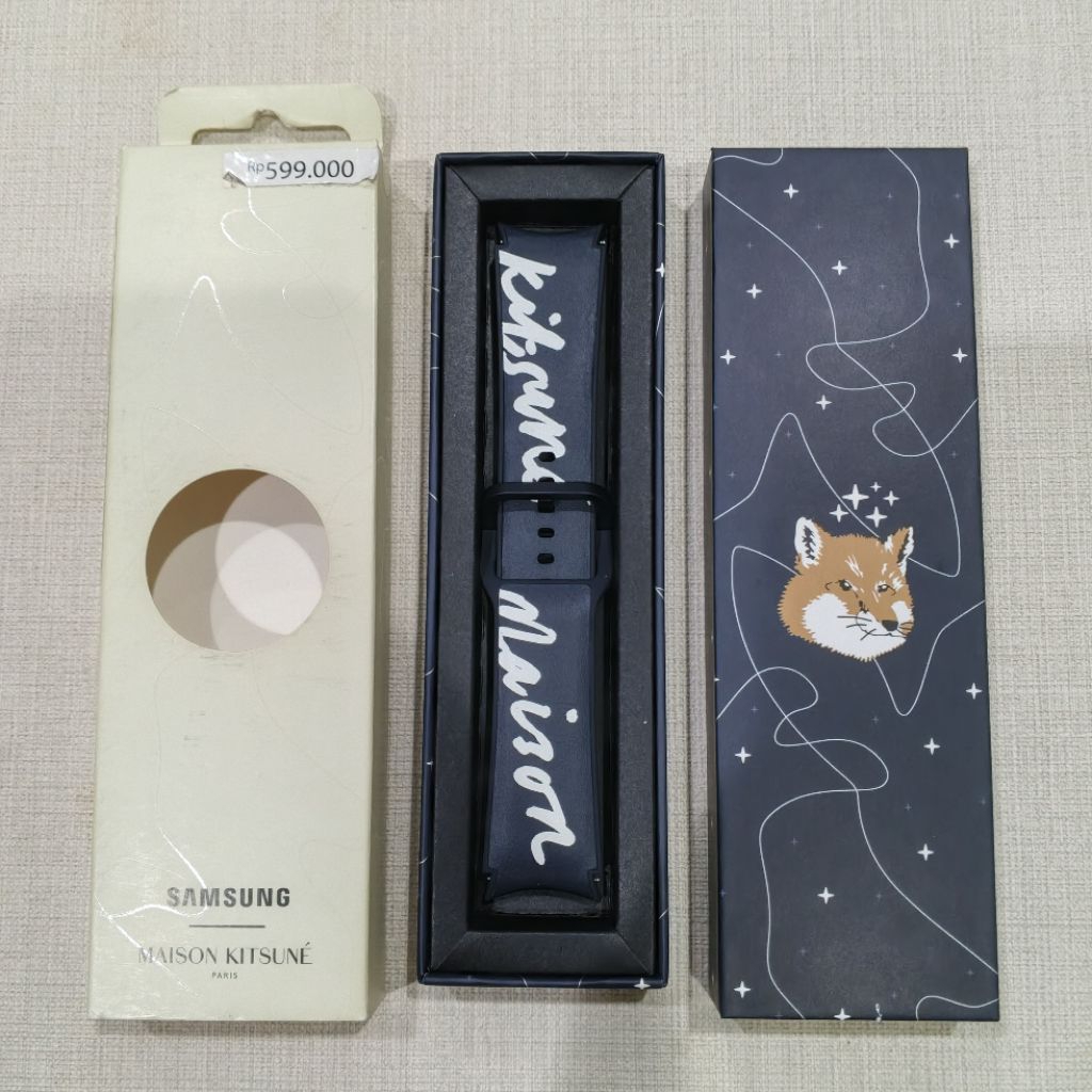 Maison Kitsune Hybrid Leather Band Samsung Galaxy Watch 5 or later Original