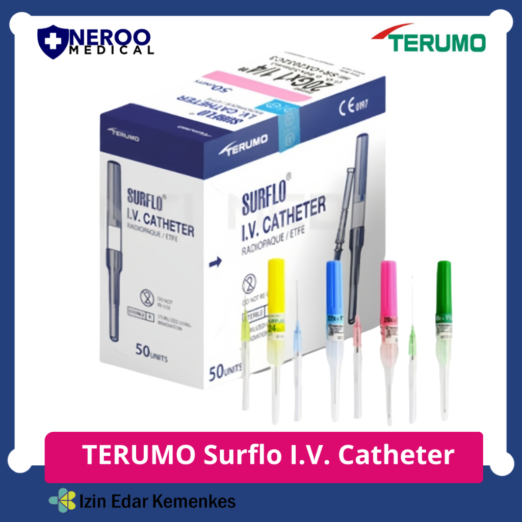 Terumo Surflo IV Catheter Abbocath Abocath 16G 18G 20G 22G 24G PCS