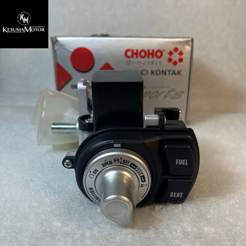 KUNCI KONTAK SET AEROX 155 KEYLESS KNOB + KUNCI JOK KEYLES-CHOHO