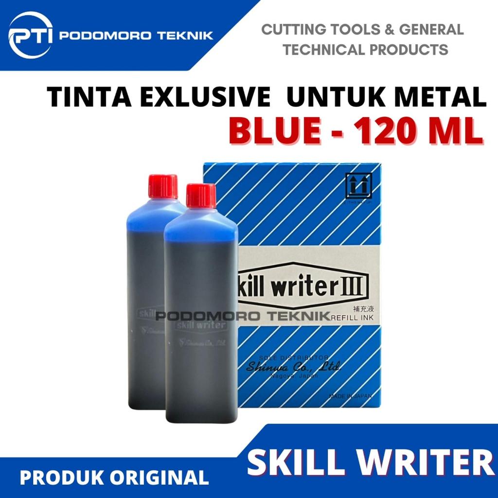 SHINWA Skill Writer III Tinta Exclusive Skill Writer Metal SHINWA Blue 120 ML