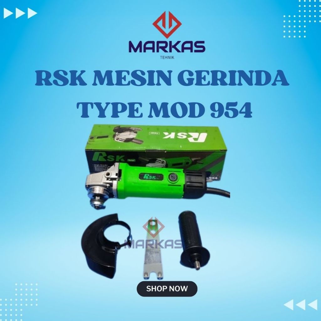 [NEW] MESIN GERINDA gerinda RSK Mod.954-MOod.954 gerinda maktec MAKTEC angle grinder gerinda tangan 