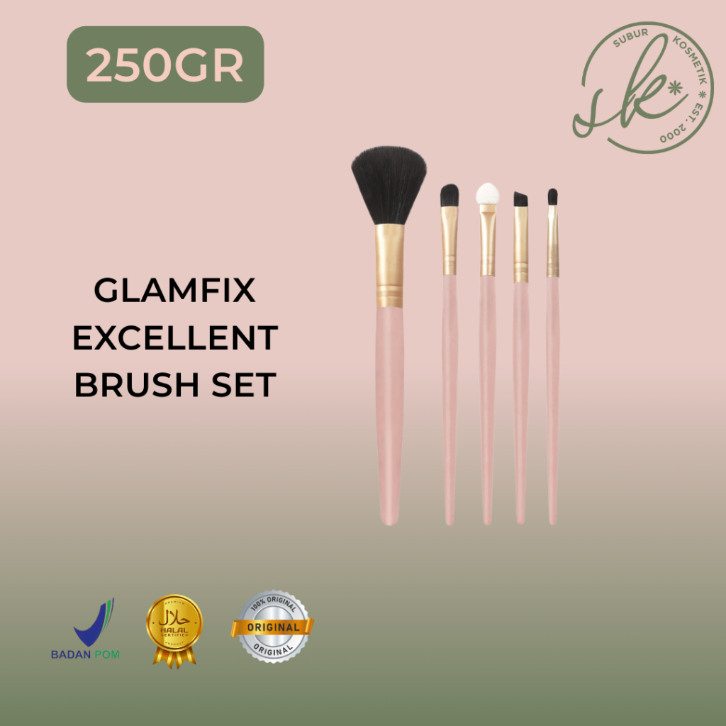You Glam Fix Brush Set (Kuas Make Up 1set)
