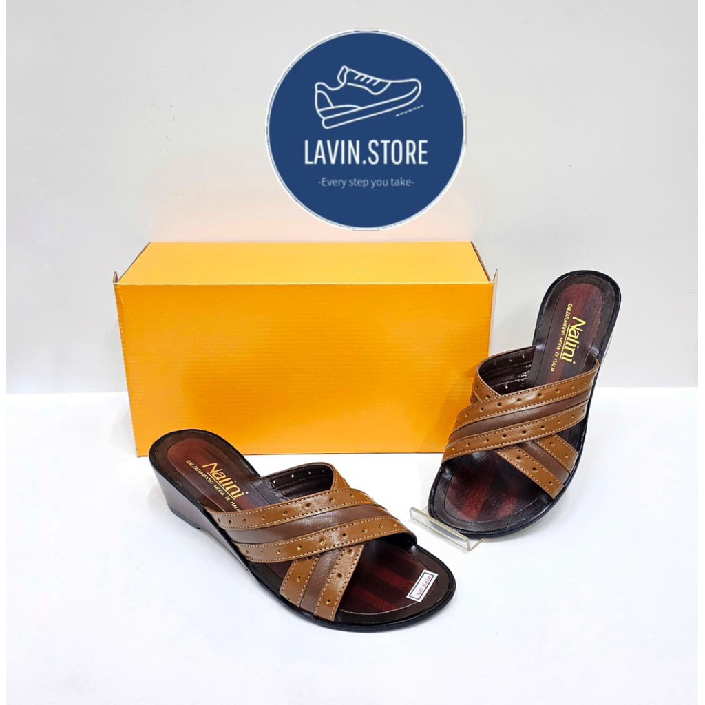 SANDAL NALINI KR 17648 - Sandal Hak Wanita Kulit dewasa