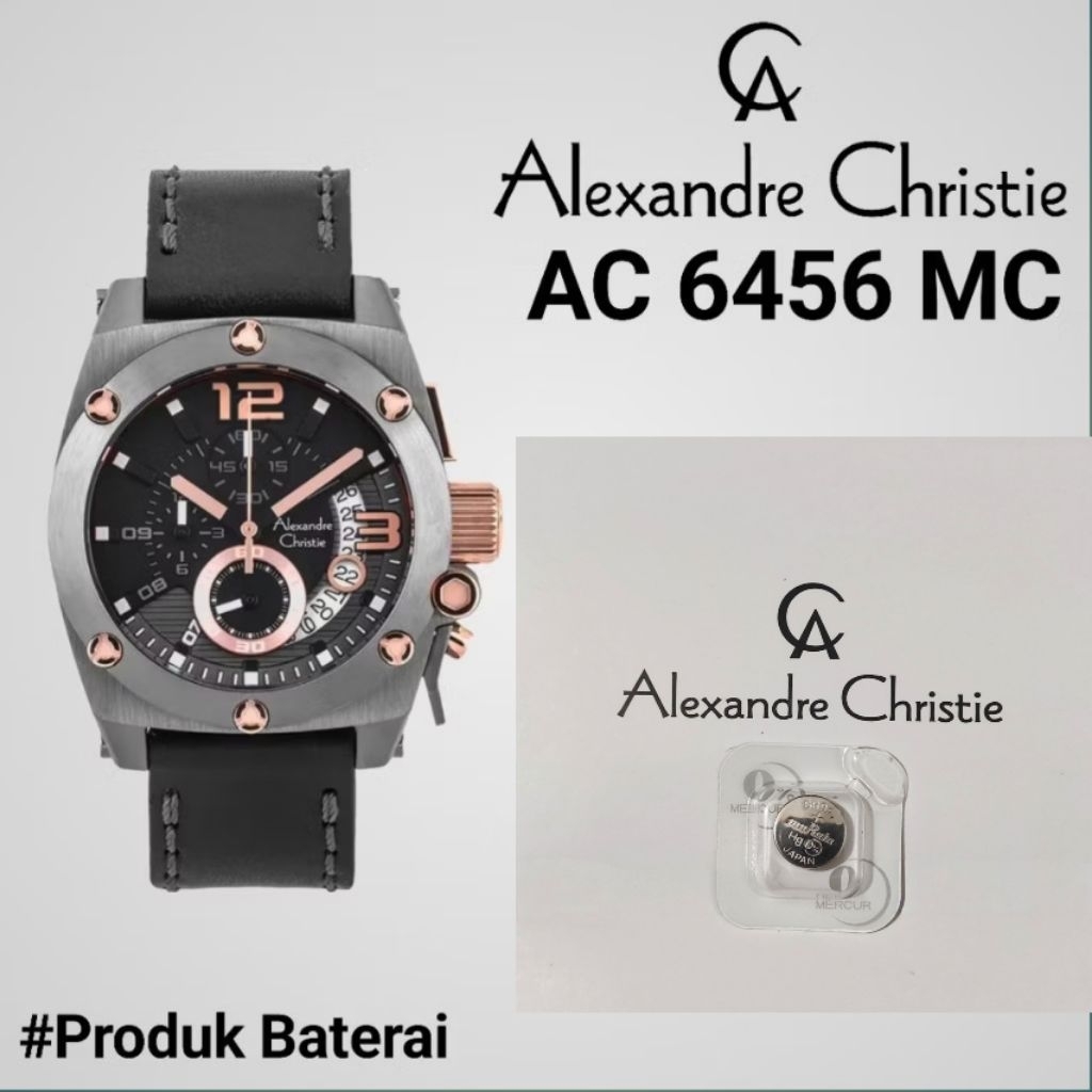 Baterai Jam Tangan Alexandre Christie AC 6456 MC
