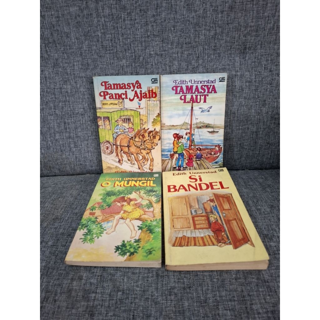 Buku Edith Unnerstad - Tamasya Laut - Tamasya Panci Ajaib - Si Bandel - O Mungil Original