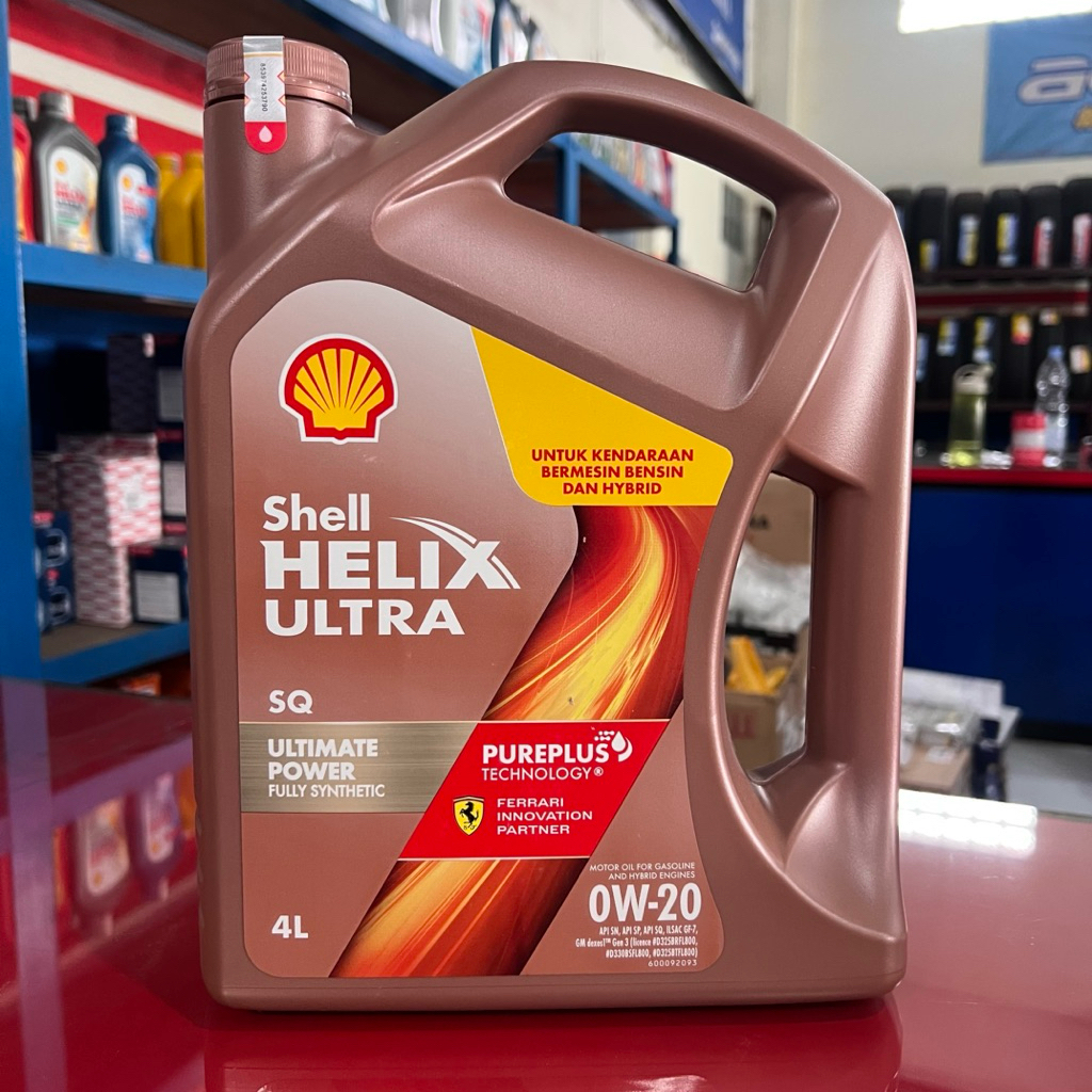 SHELL HELIX ULTRA 0W-20 API SQ 4L ULTIMATE POWER