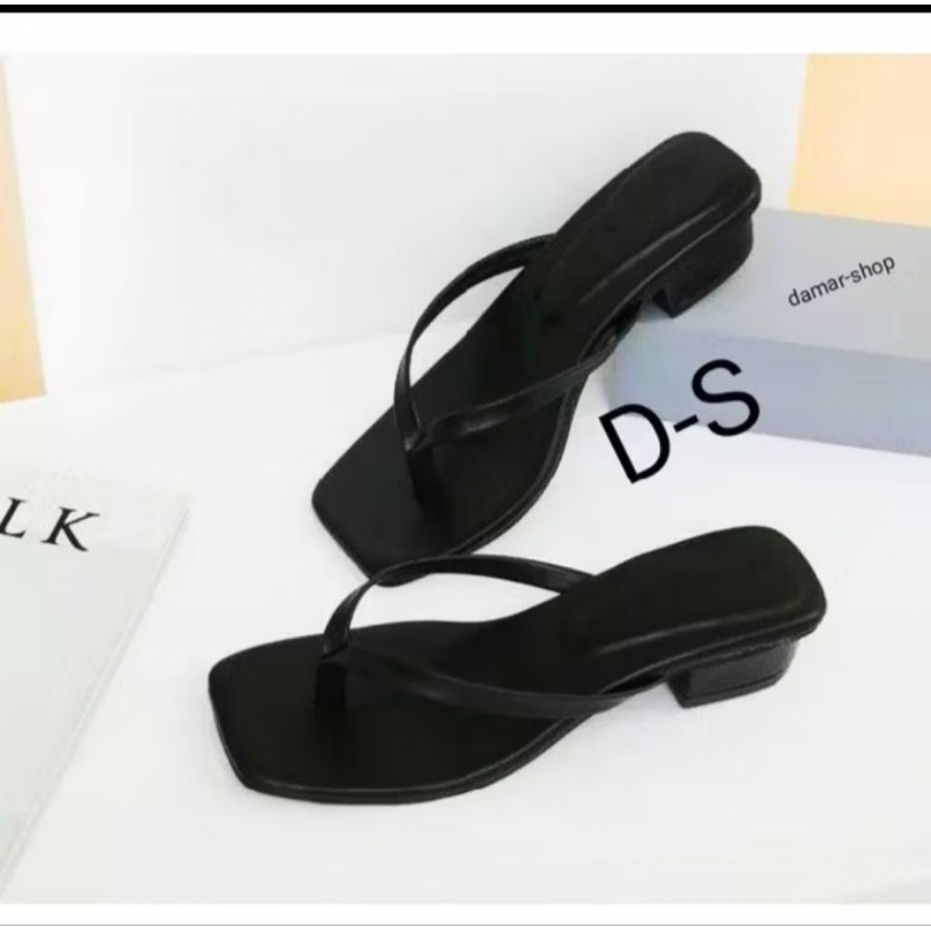 SANDAL WANITA HAK TAHU JEPIT HAK TAHU 3 CM TERBARU