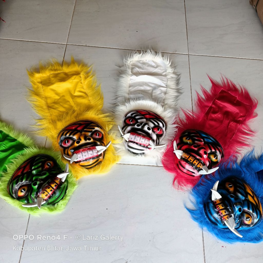 Topeng buto gedruk anak/topeng gedruk