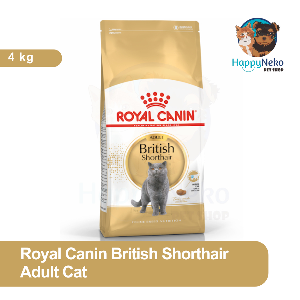 ROYAL CANIN ADULT BRITISH SHORTHAIR 4KG MAKANAN KUCING DEWASA BRITISH