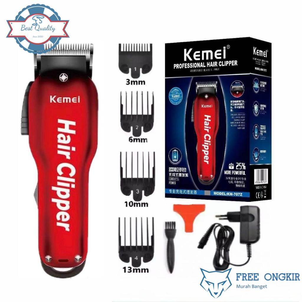 Kemei KM 707Z Alat Cukur Rambut Professional Hair Clipper Trimmer Turbo Power Electric KM-707Z